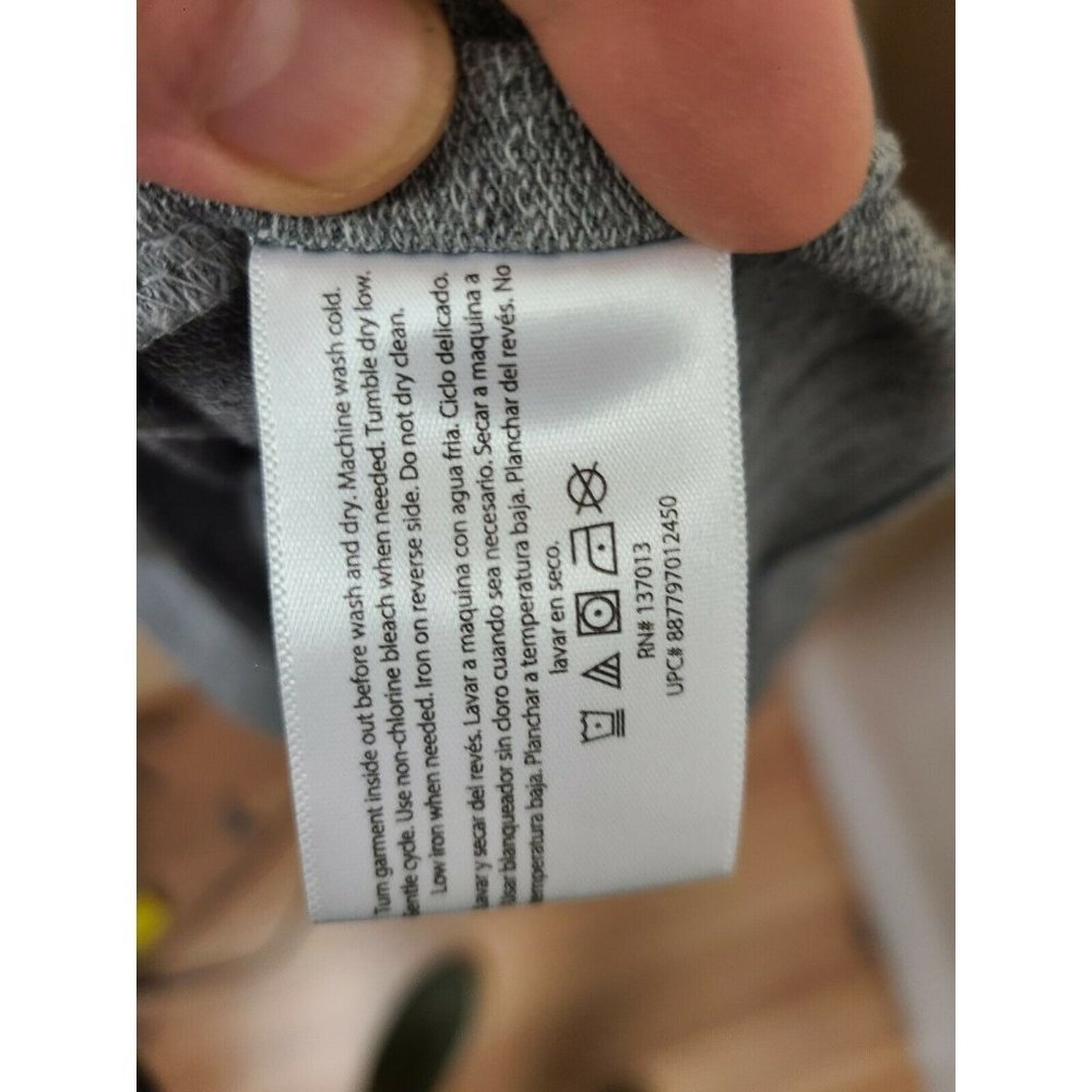 Wildfox Womens Gray Crew Neck Pullover Pour Favor Statement Sweatshirt Sz Medium - Picture 8 of 8